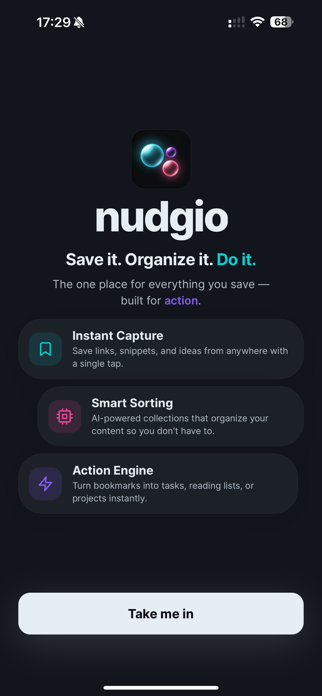 nudgio: Save, Organize, Do It Screenshot 10 of 10