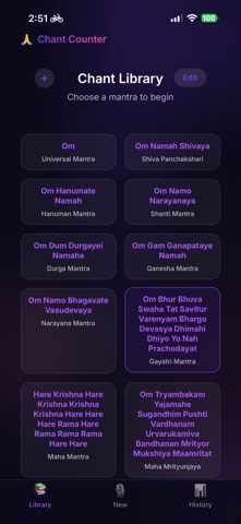 Chant Counter screenshot