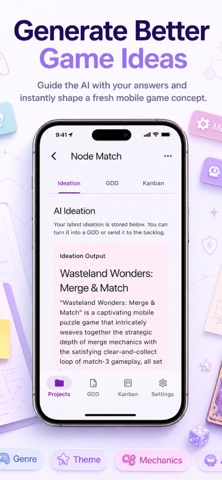 Lordly AI Game Design Creator iPhone screenshot