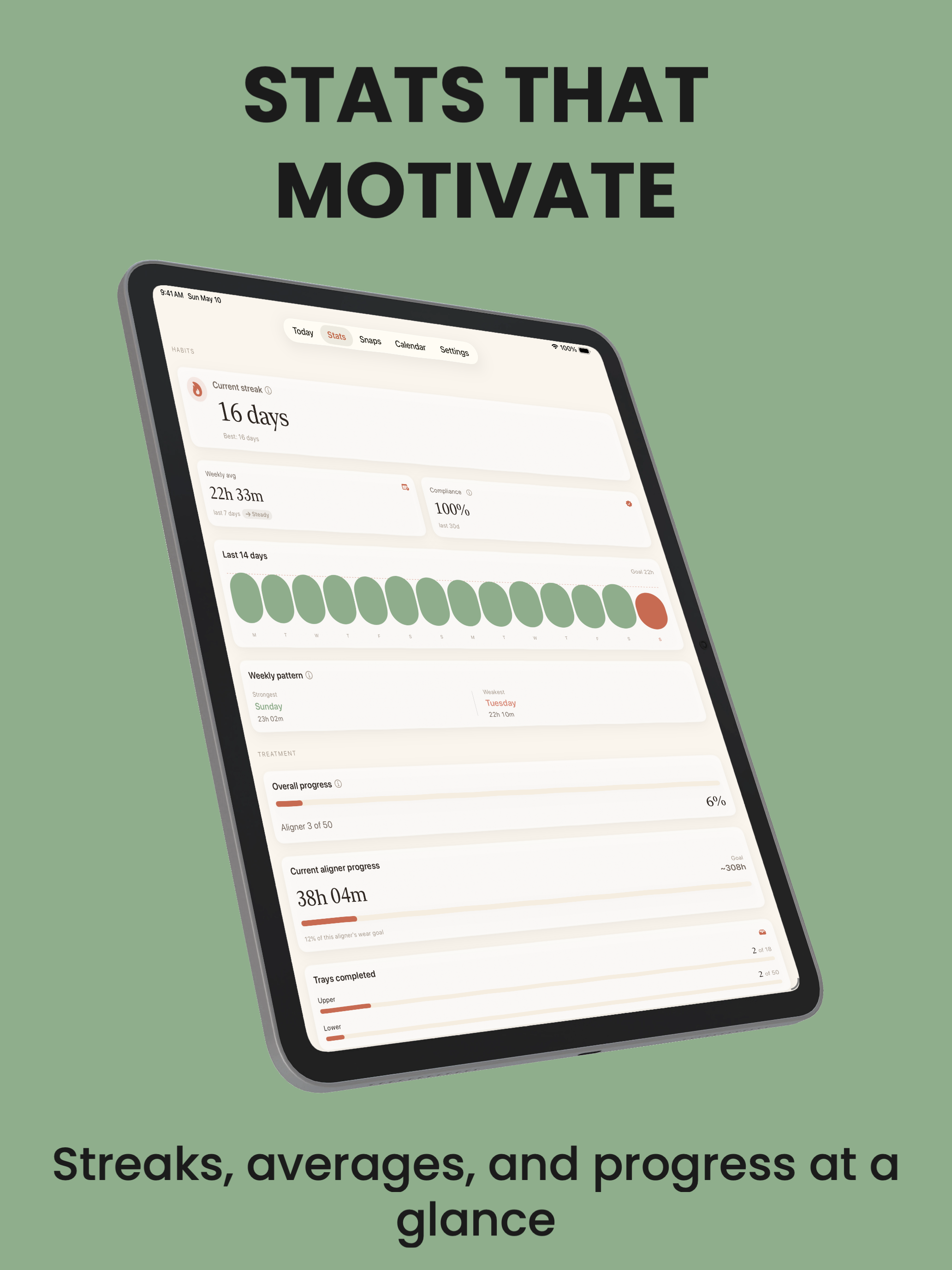 22 Hours: Aligner Tracker screenshot 8