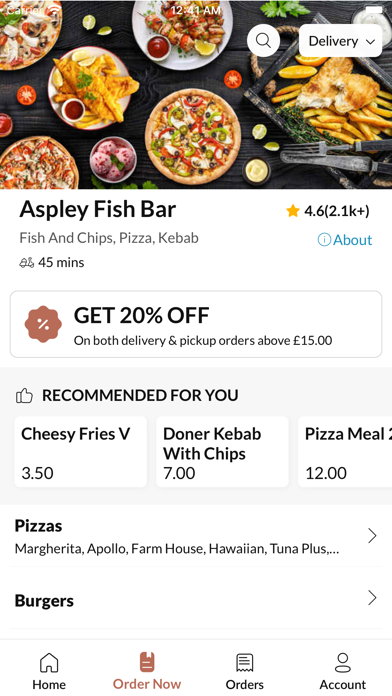 Aspley Fish Bar Screenshot