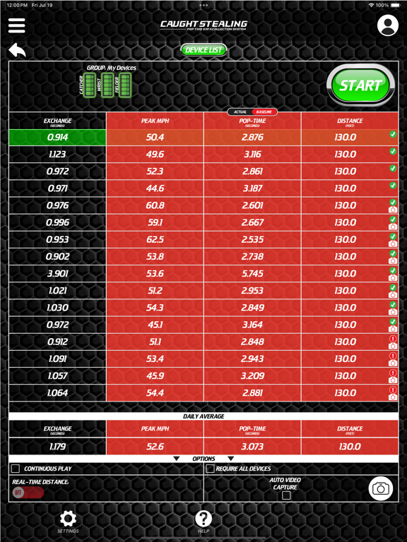 Caught Stealing iPad screenshot 3 - Sports app