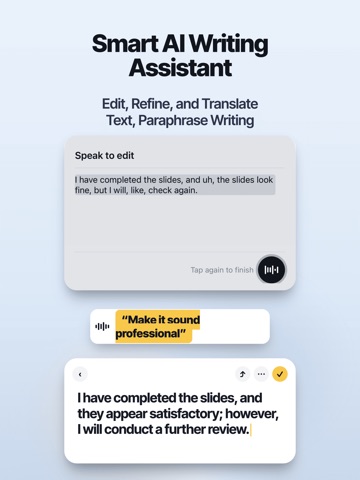 VoiceKey: AI Voice Keyboard iPad screenshot