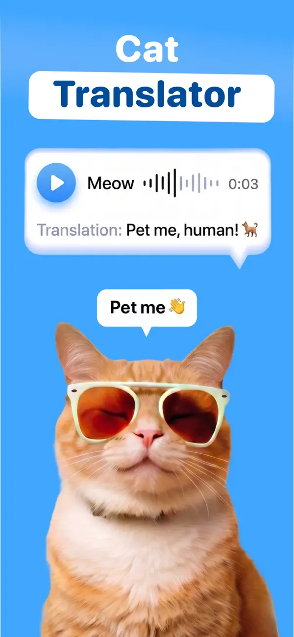 Screenshot #1 pour Cat Translator: Micro & Voix