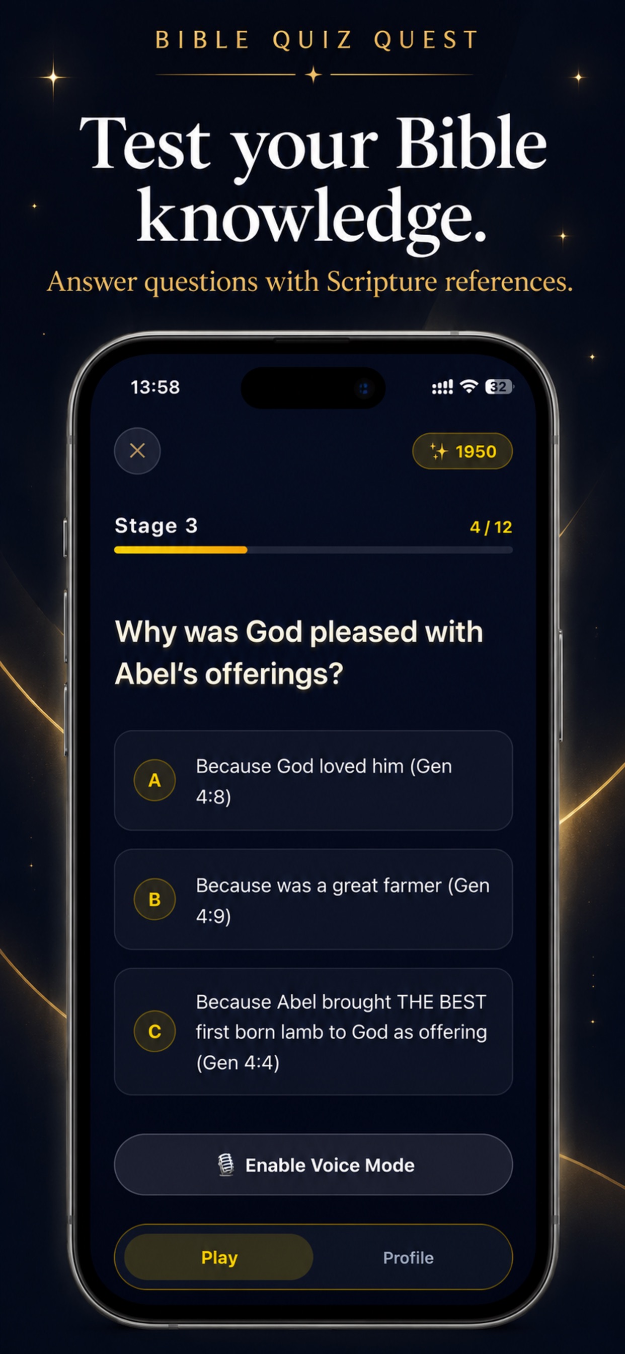 Screenshot 3 of Bible Quiz Quest: Scripture