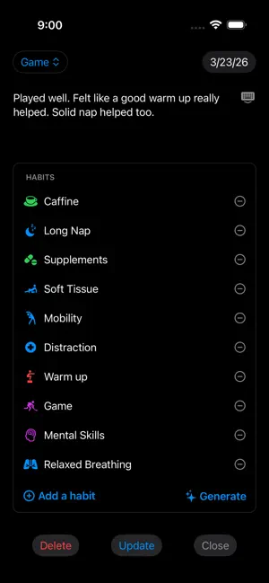 Vibe Hockey App screenshot 2