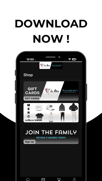 Le Rêve & Awaken Booking App Screenshot