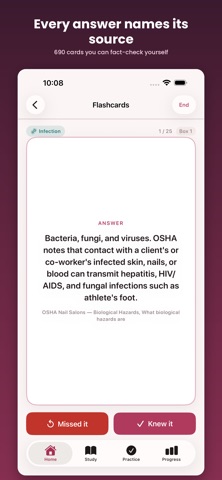 Nail Tech Theory Exam Prep screenshot 5