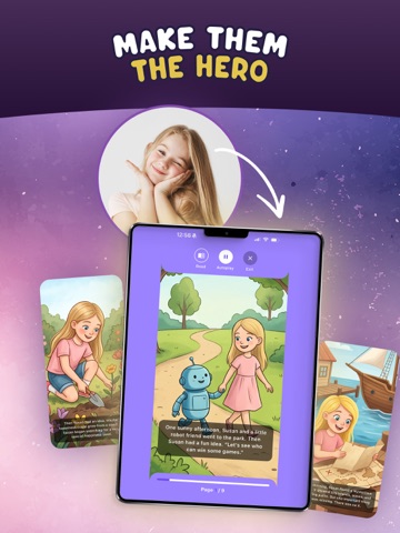 StoryMe: Narrated Books Maker iPad screenshot