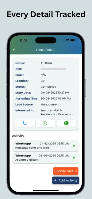 OrbitRE CRM screenshot 2