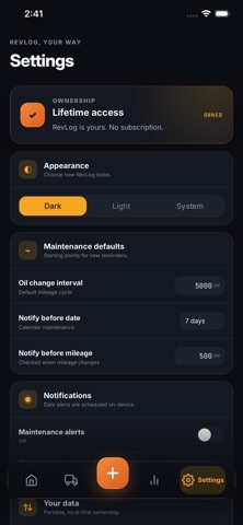 RevLog: Vehicle Service Log Screenshot 7 of 7