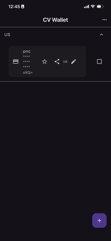 CV Wallet screenshot