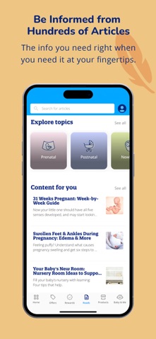 Enfamil: Baby Rewards Tracker® iPhone screenshot