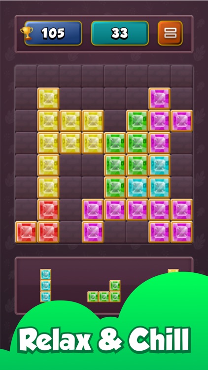 Gems Puzzle - Matching Blocks