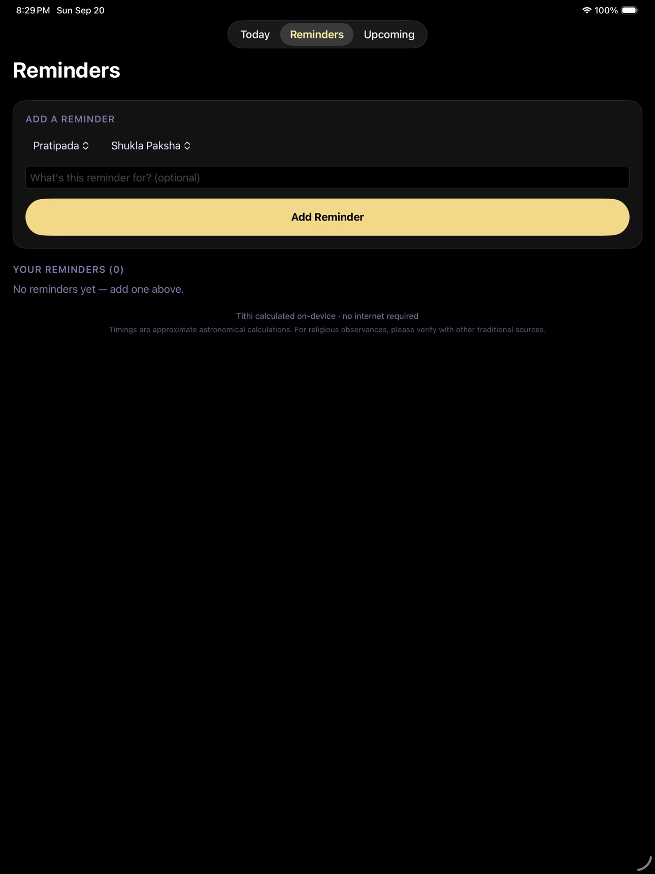 Screenshot 5 of TithiWatch