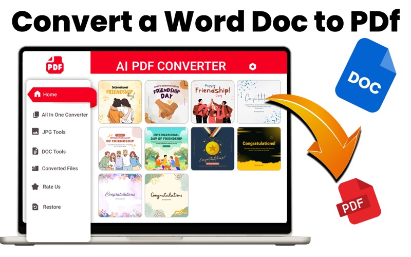 PDF Converter For Adobe PDF iPhone screenshot