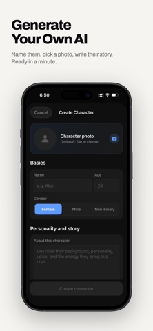 Vlore: AI Chat & Character Screenshot 3 of 4