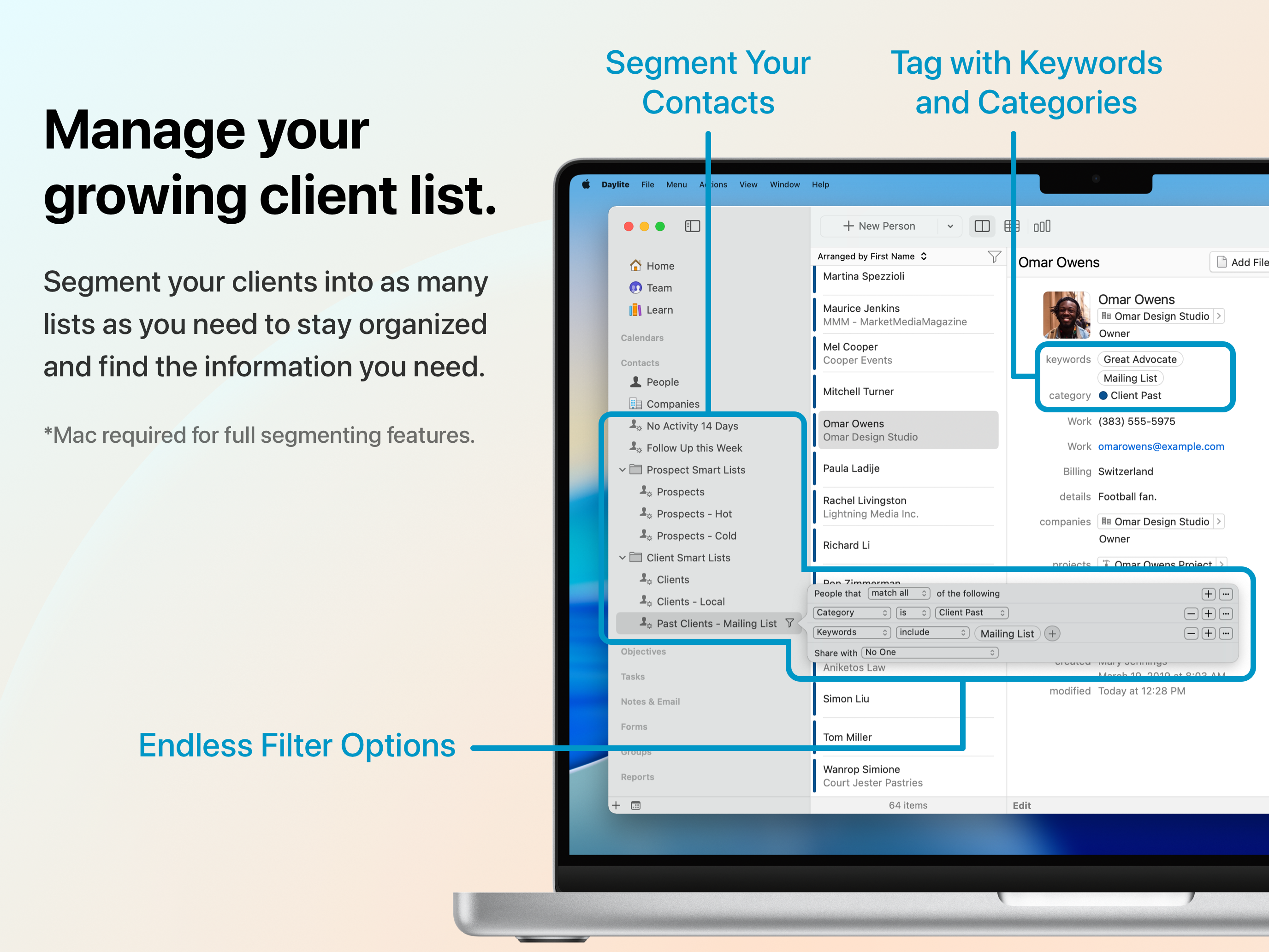 Daylite - Mail, Calendar, CRM screenshot 13