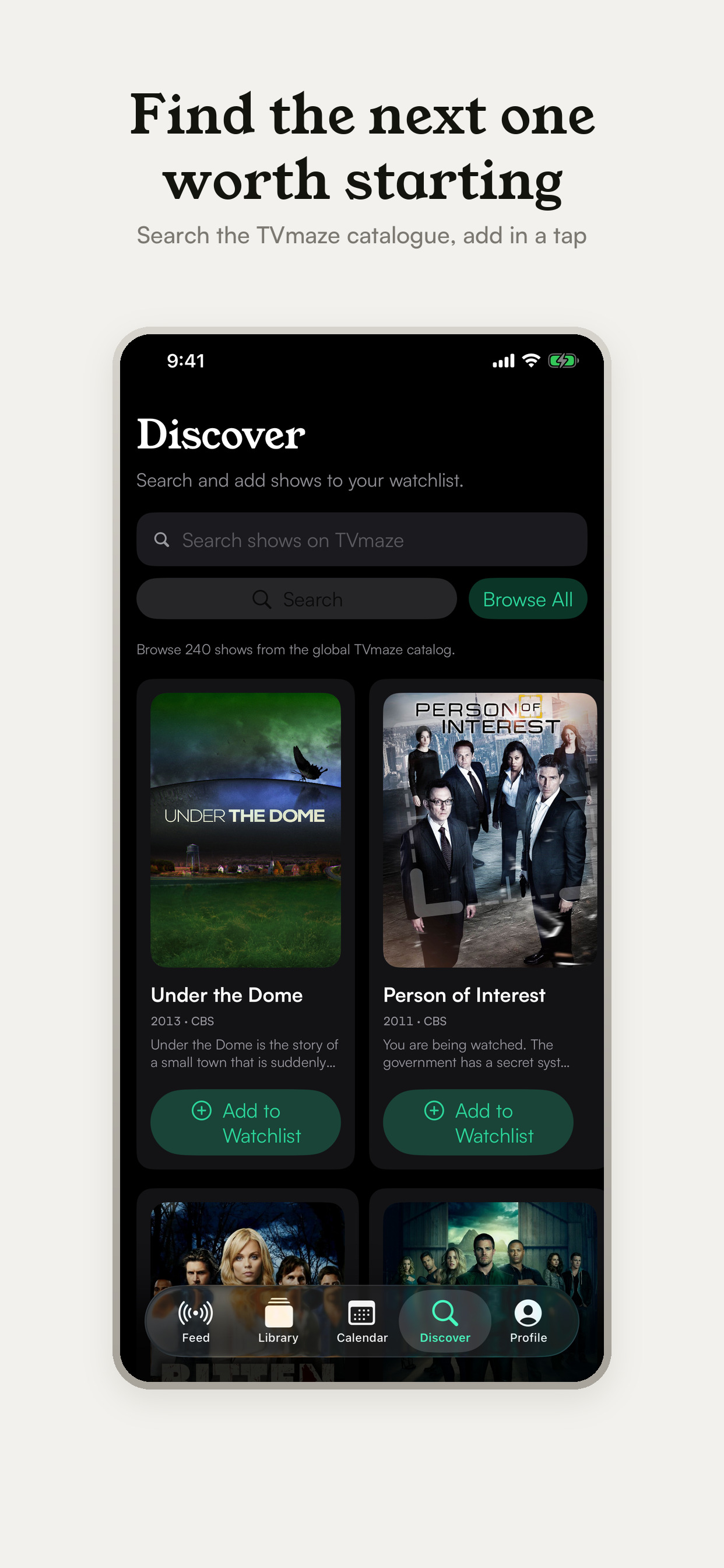 Seyro: TV Show Tracker screenshot 4