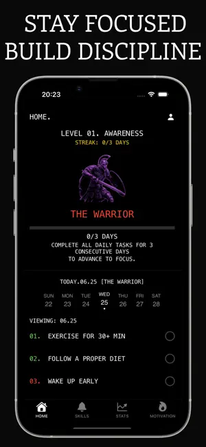 Xhard : discipline with habits screenshot 1