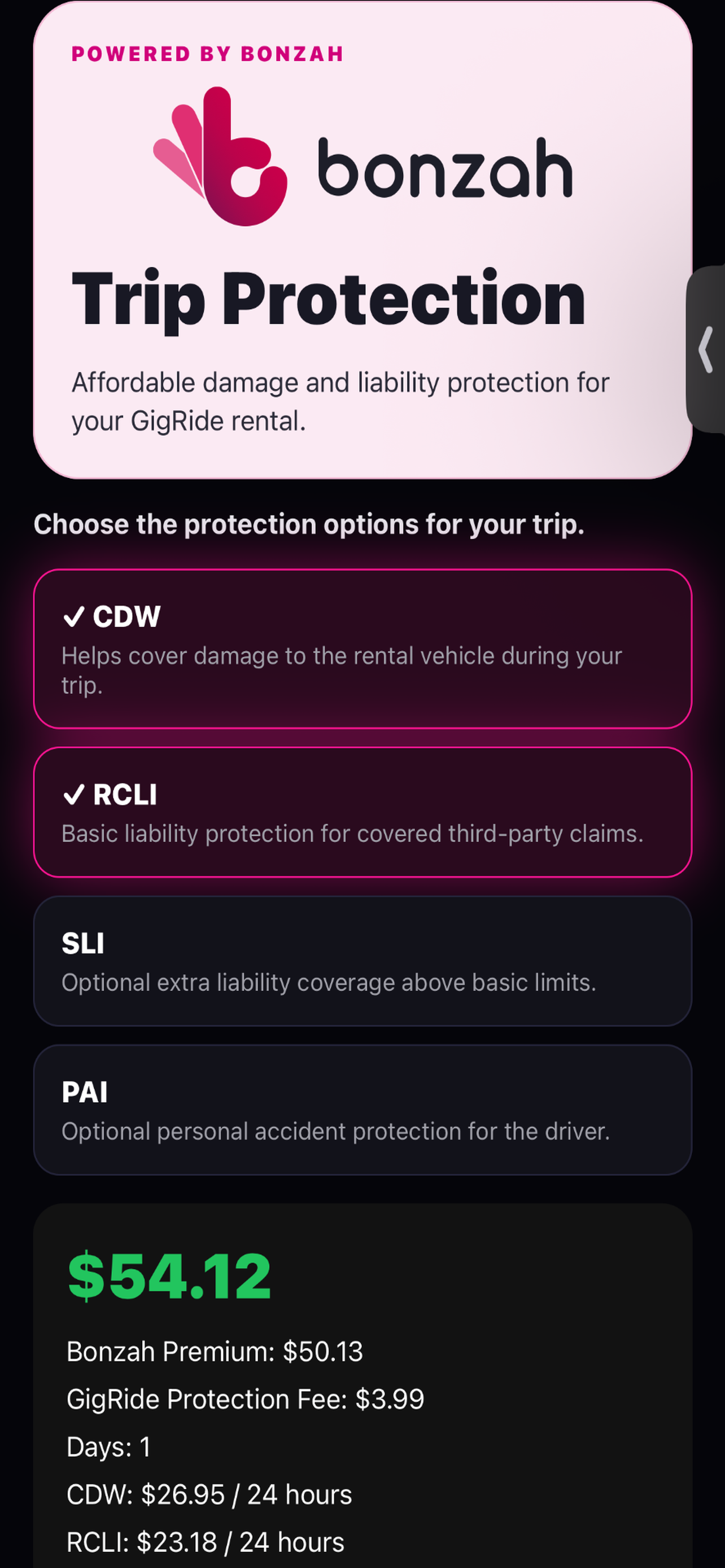 GigRide screenshot 6