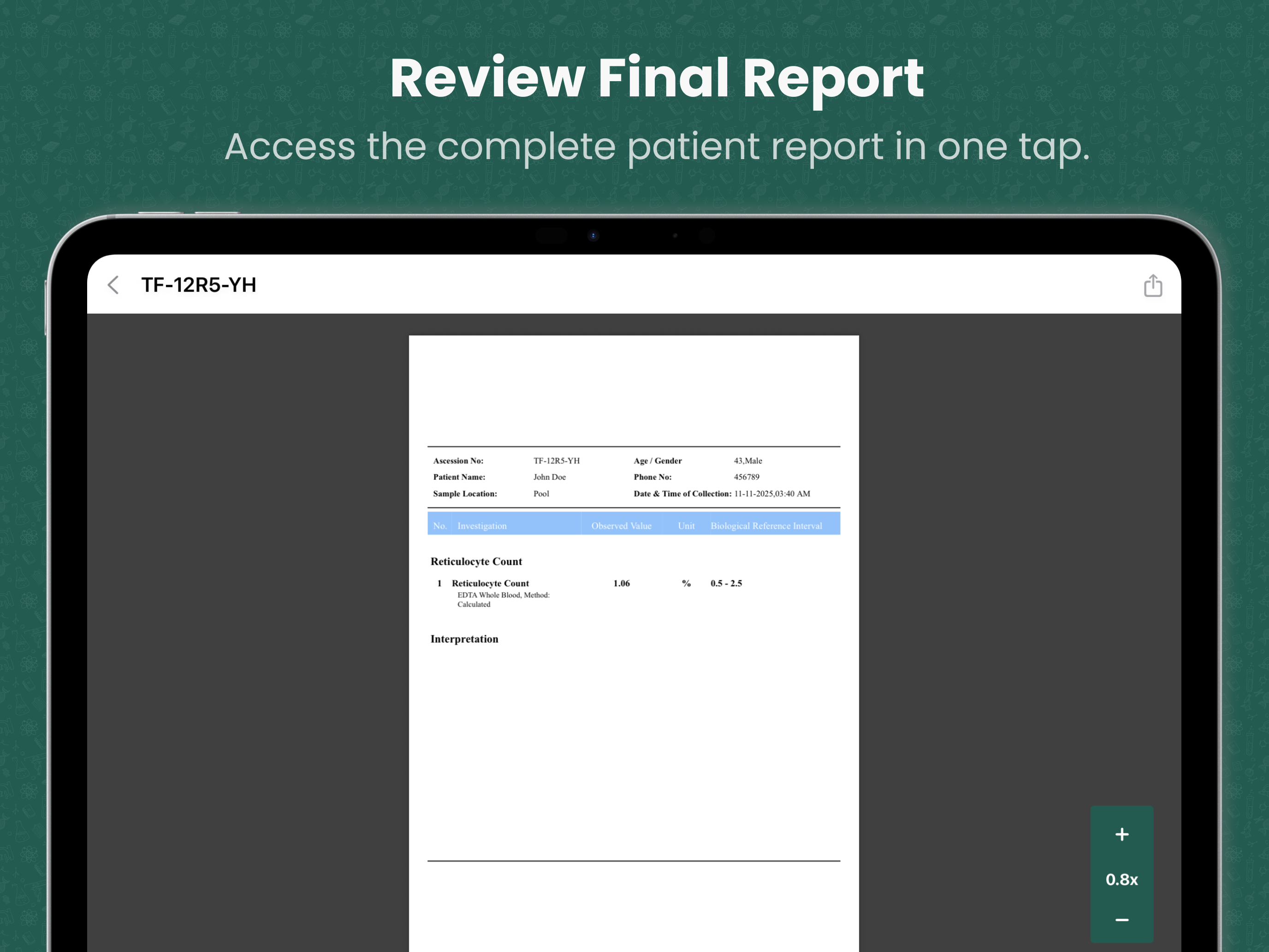 Cilika Reticulocyte screenshot 5