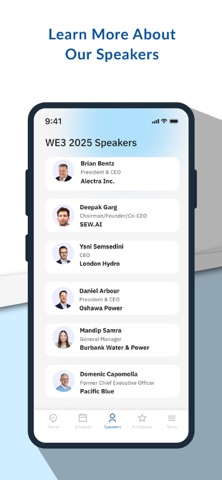 The WE3 Summit iPhone screenshot