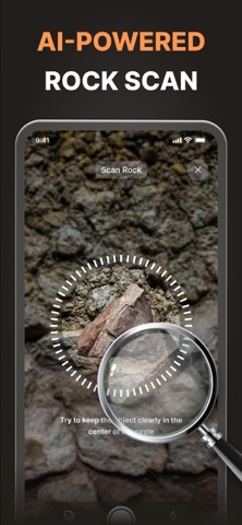 AI rock identifier: AI crystal screenshot