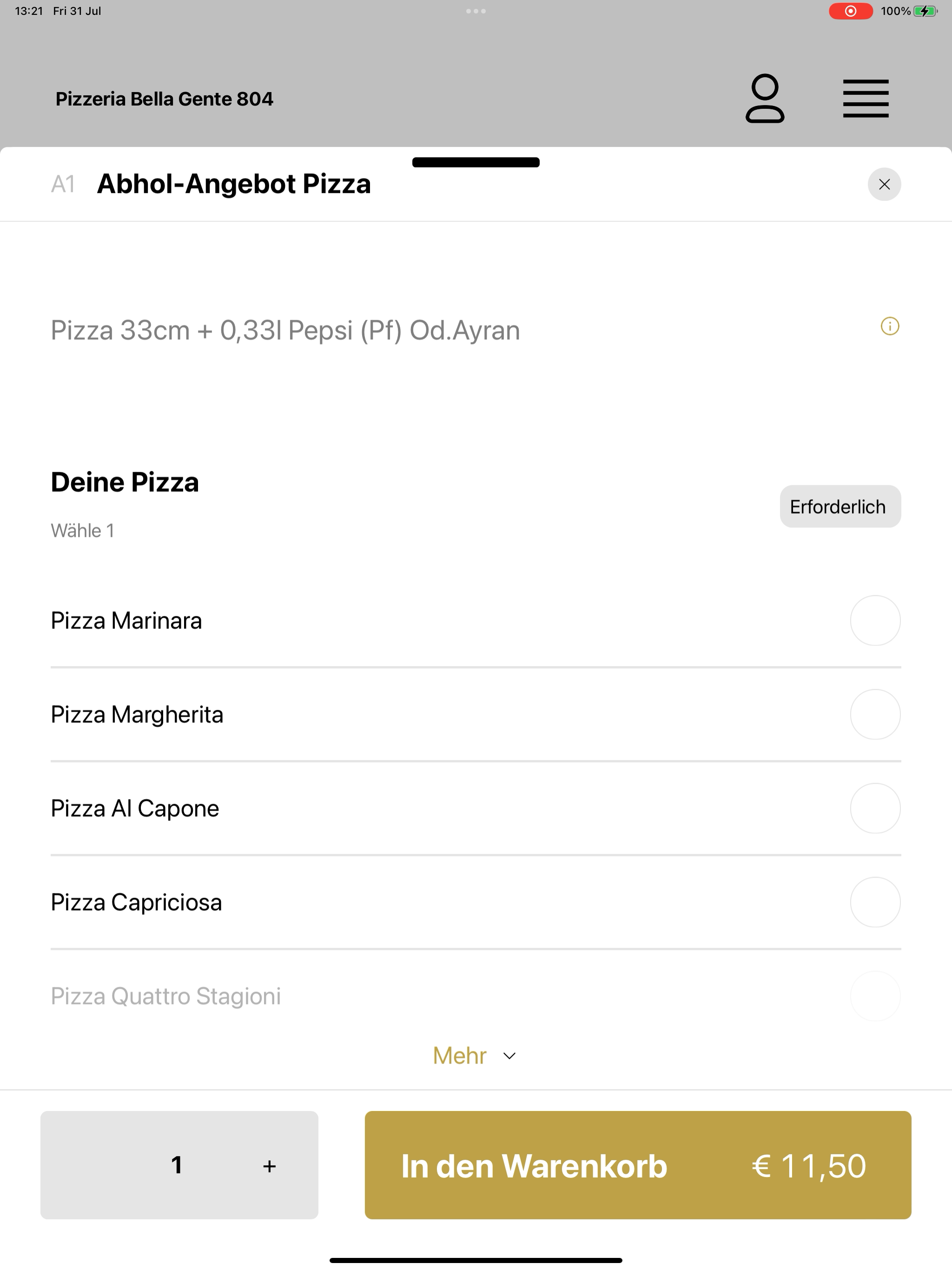 Pizzeria Bella Gente 804 screenshot 16
