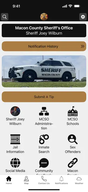 Macon County Sheriff TN screenshot 1