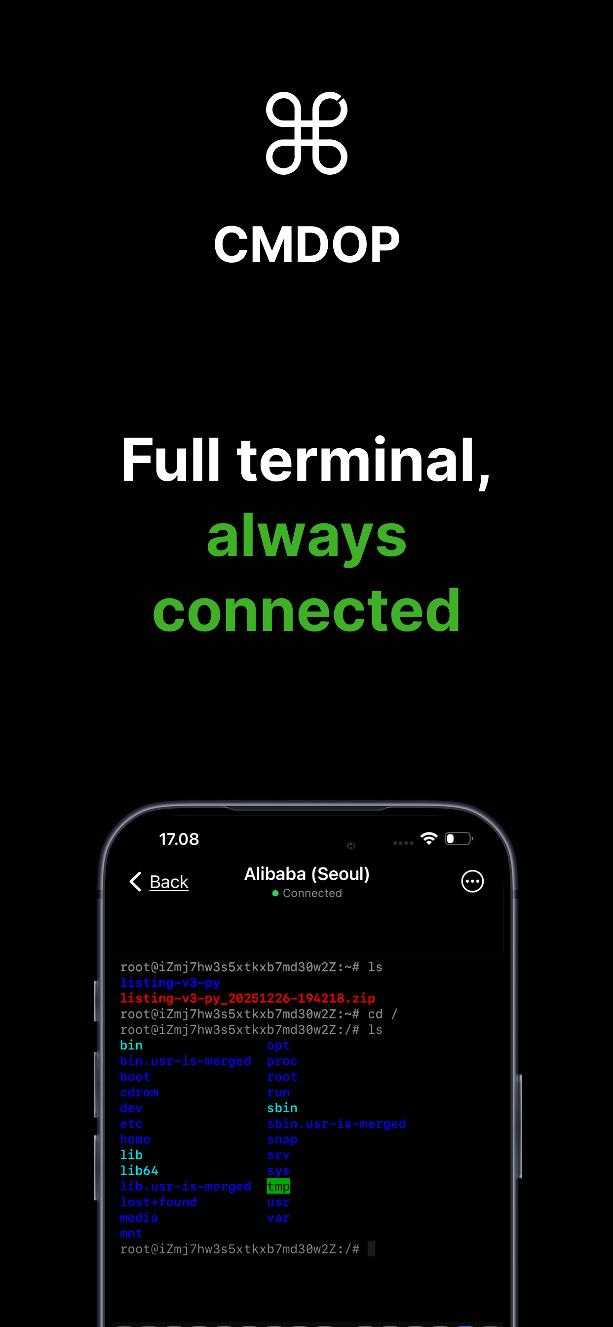 Cmdop: Remote Terminal & SSH