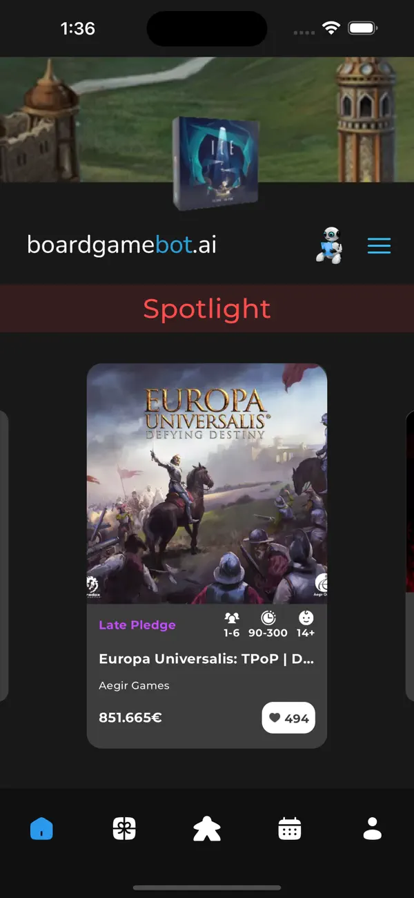 Screenshot #1 pour Board Game Bot AI