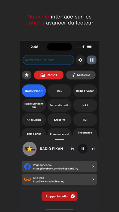 radio réunion 974 fm info Screenshot