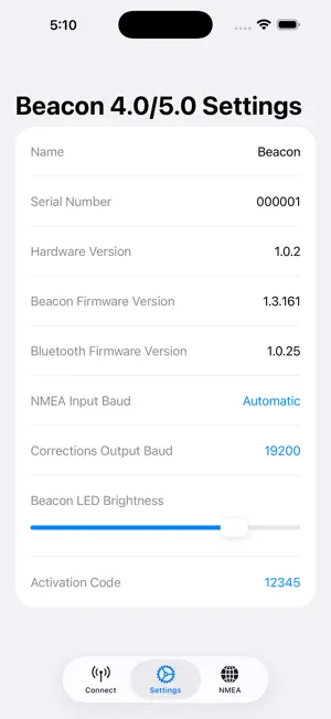 GRTech Beacon 4.0/5.0 NTRIP screenshot 3