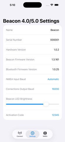 GRTech Beacon 4.0/5.0 NTRIP Screenshot 3 of 3