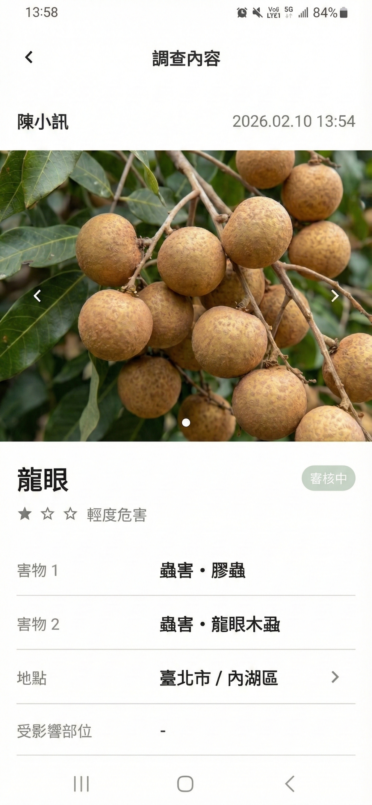 植物病蟲害情蒐