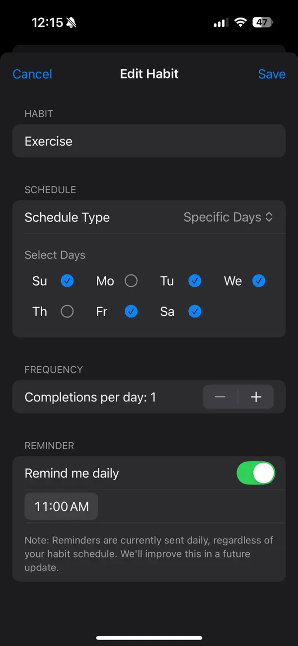 Screenshot #2 pour LocalOne Habits
