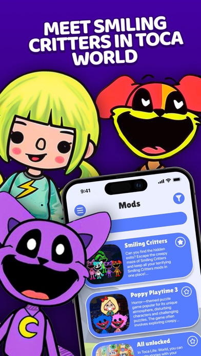 Smiling Critters for Toca Life Screenshot