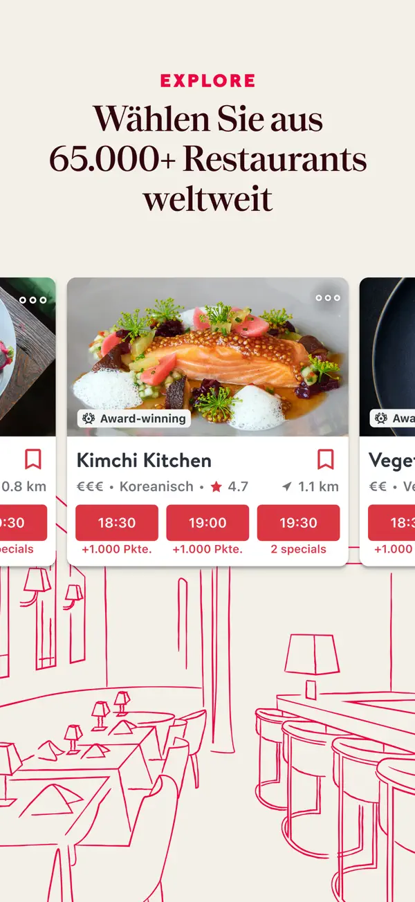 OpenTable iPhone App Screenshot 2 – Essen und Trinken