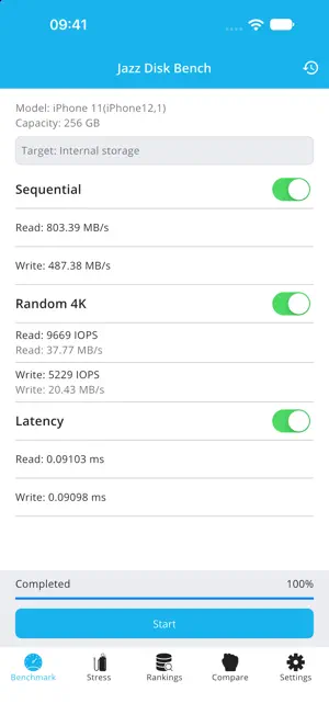 Jazz Disk Bench Pro screenshot 1