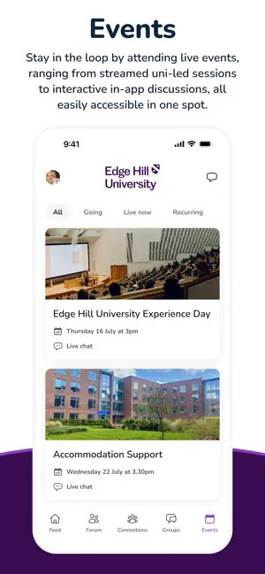 Edge Hill CampusConnect iPhone screenshot 5