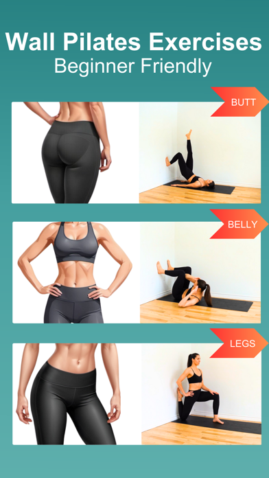 Wall Pilates Challenge & Fit Screenshot