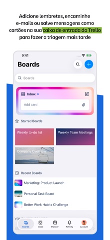 Trello: organize o que quiser! iPhone screenshot 1