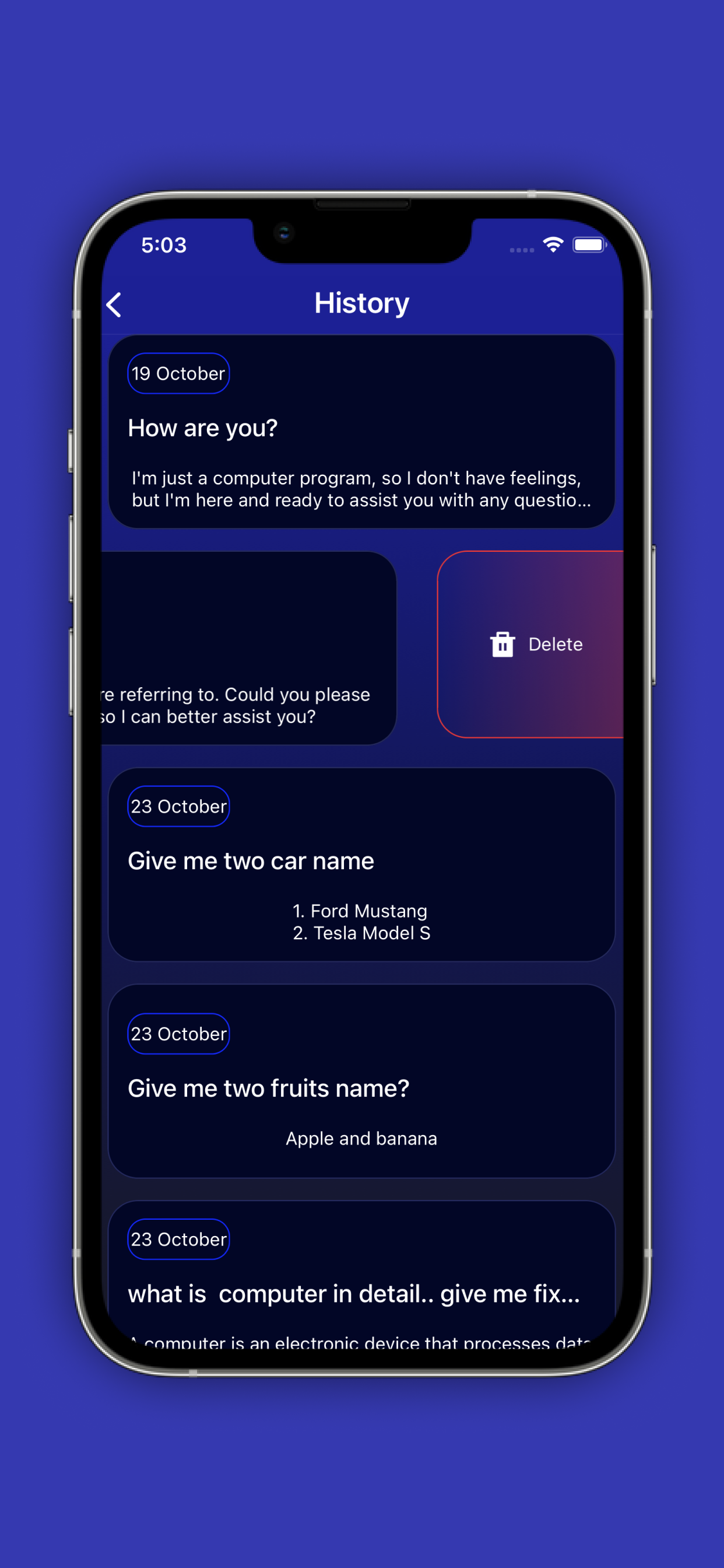 New AI Chat