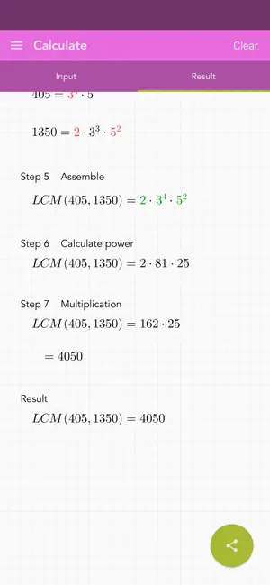 Least Common Multiple Solver screenshot 3