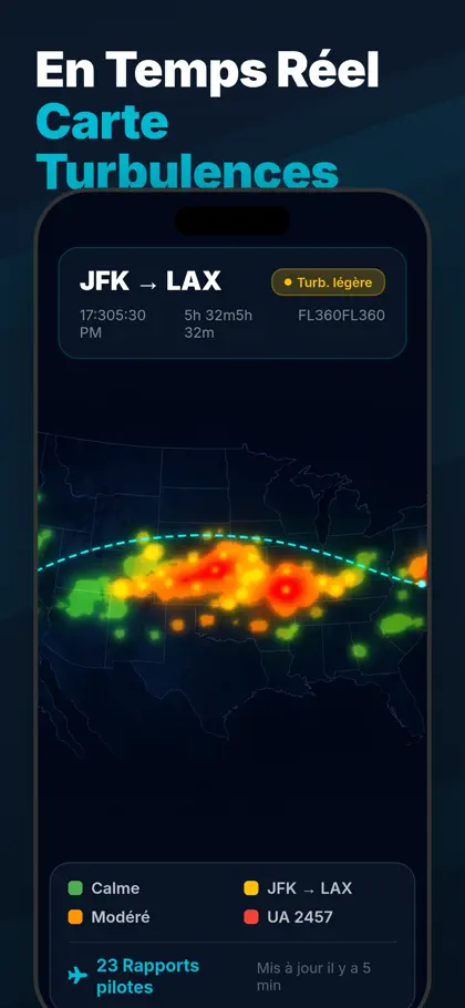 Screenshot 3 von 6 zu Turbulence Forecast - Flight+