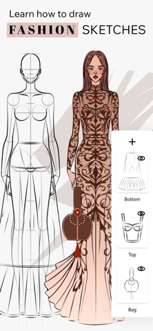 Fashion Illustration: Designer iPhone screenshot