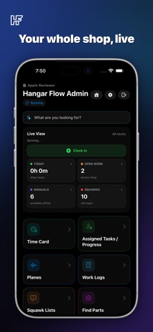 Hangar Flow screenshot