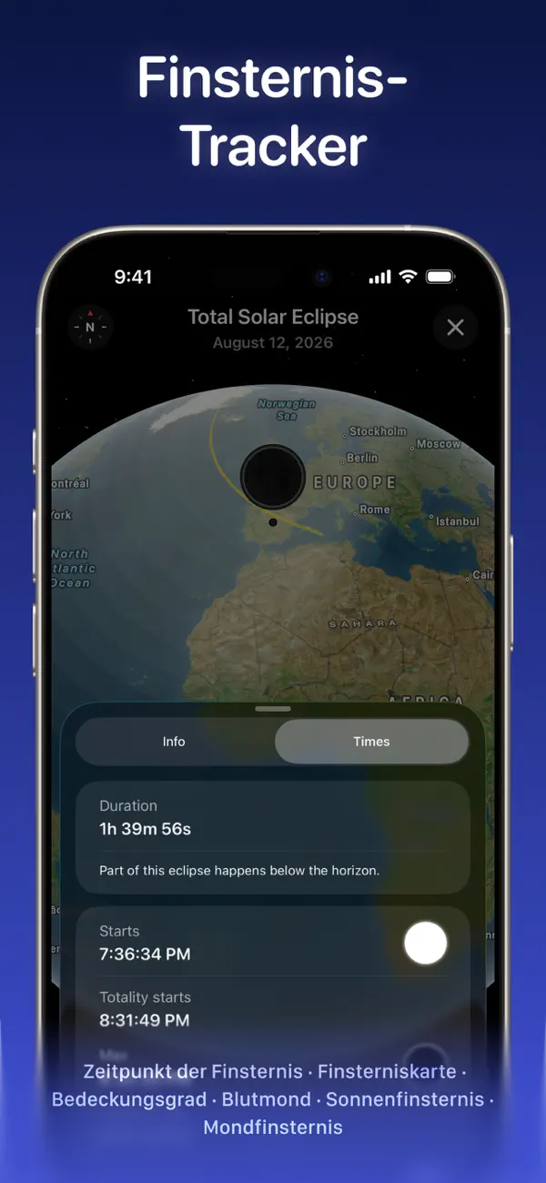 Moonlitt: Mond/Moon Tracker iPhone App Screenshot 4 – Wetter