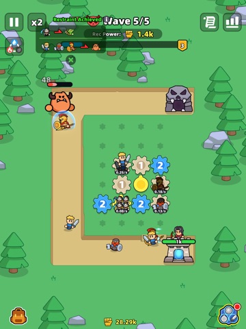 Gear Hero Clash iPad screenshot
